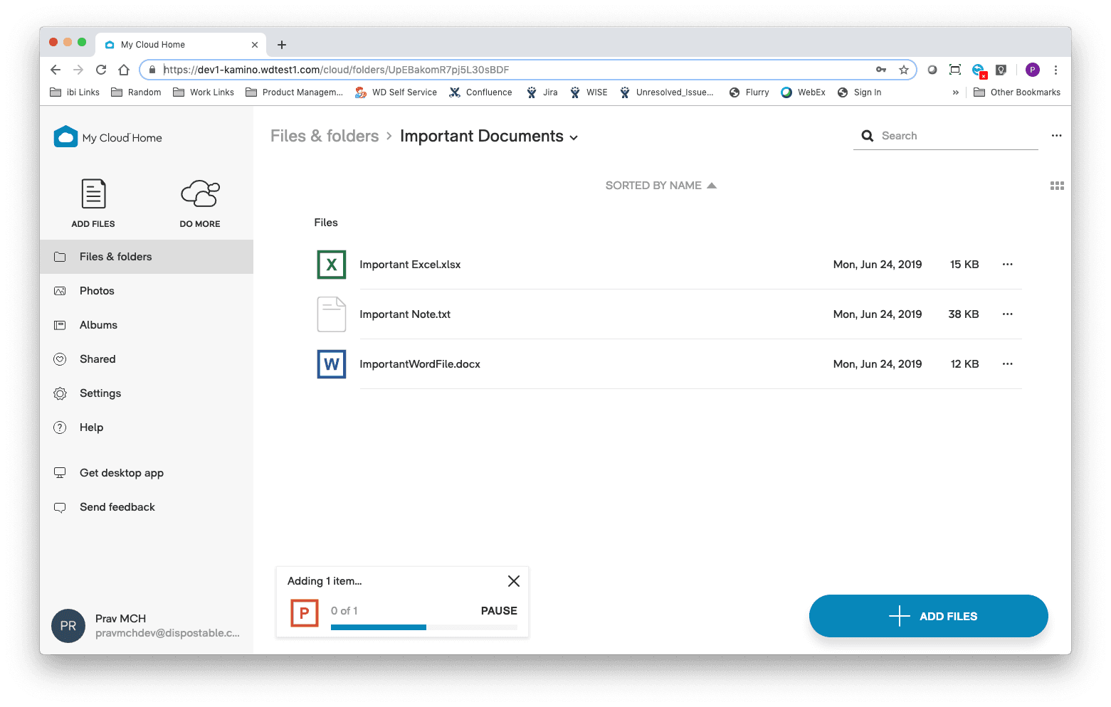 MyCloud — Cloud Storage Platform screenshot 2