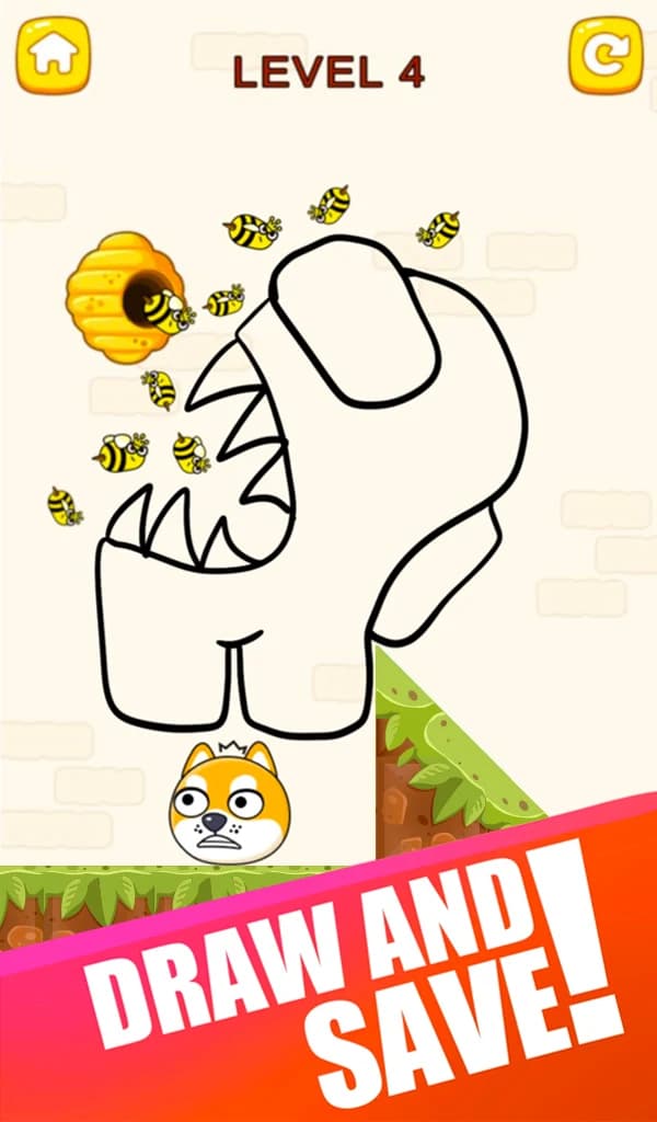 Draw to Save Dog screenshot 6